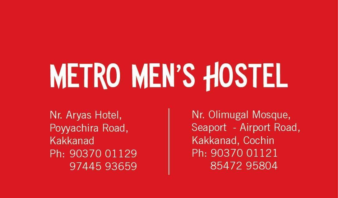 Metro Mens Hostel Kochi Exterior foto